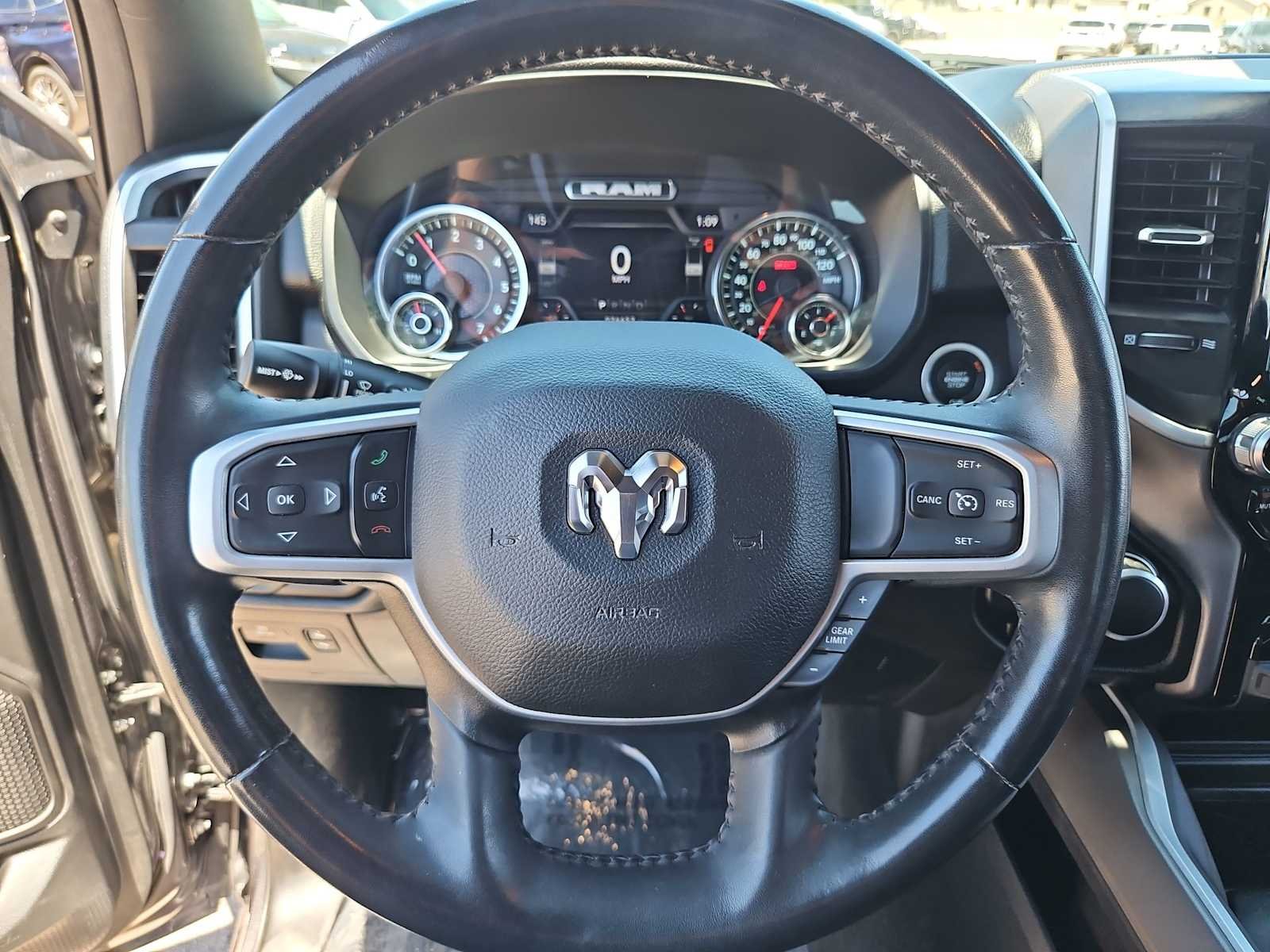 Used 2023 Granite Crystal Metallic Clearcoat Ram Big Horn image 22