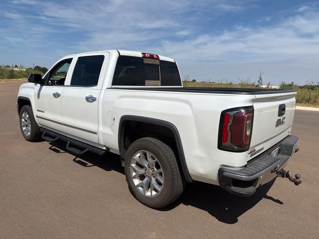 Used 2018 White Frost Tricoat GMC SLT image 12