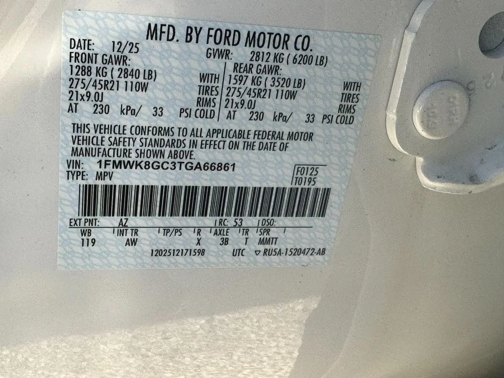 New 2026 Star White Metallic Tri-Coat Ford ST image 18
