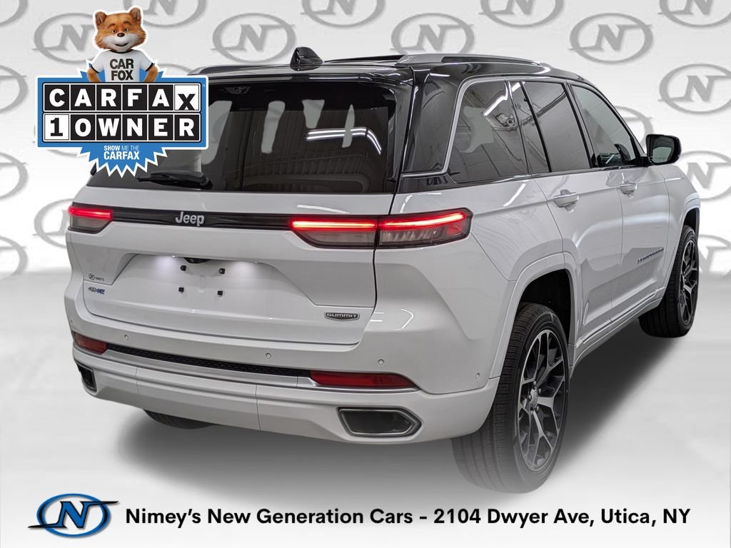 Used 2023 White Jeep Summit Reserve 4xe image 2
