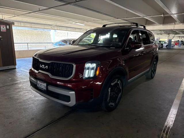 Certified Used 2023 Red Kia EX FWD image 1