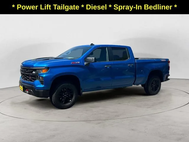 Used 2024 Glacier Blue Metallic Chevrolet Custom Trail Boss image 1