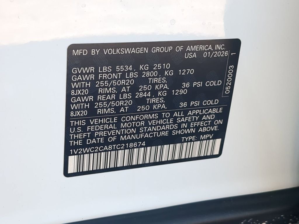 New 2026 White/off-white Volkswagen 2.0T SE w/Technology image 34