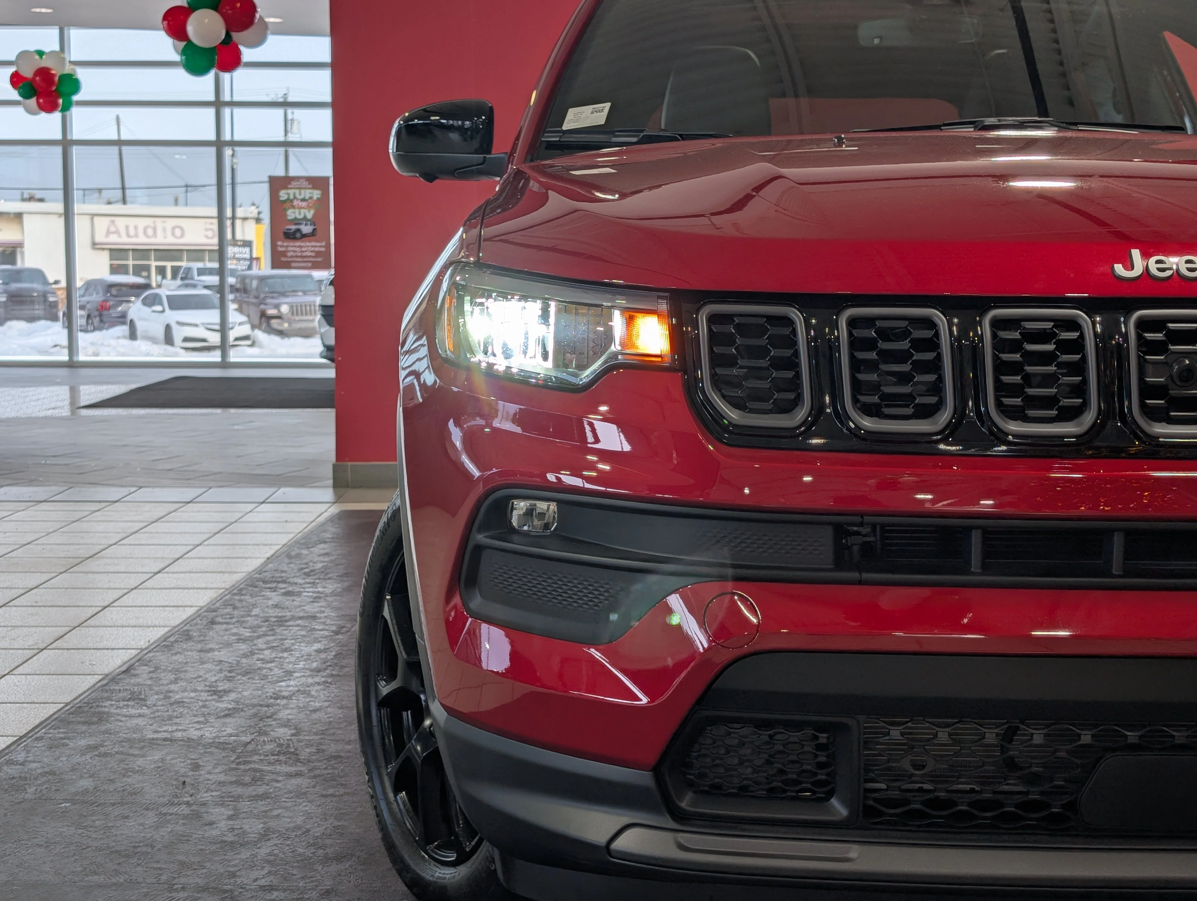 New 2025 Red Hot Pearl Jeep Altitude image 10