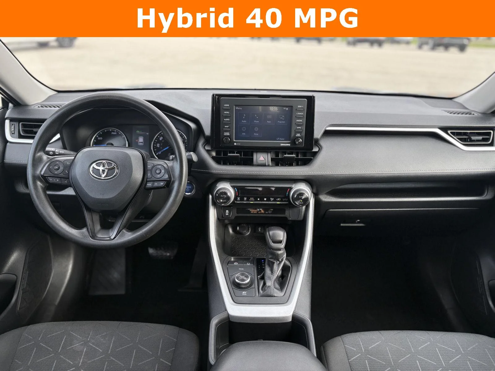 Used 2022 Silver Sky Metallic Toyota Hybrid XLE image 3