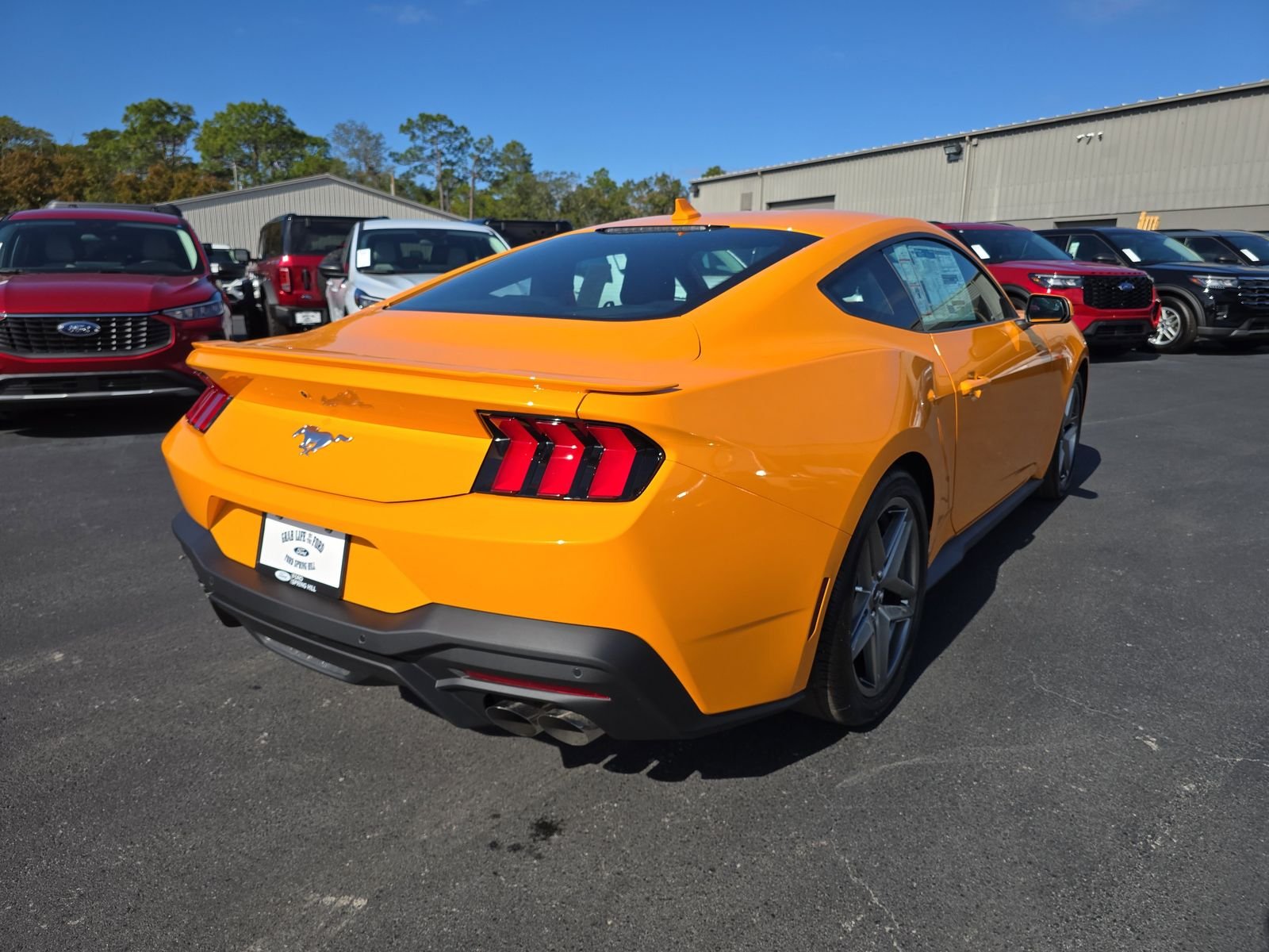 New 2026 Orange Fury Metallic Tri-coat Ford EcoBoost Premium image 4