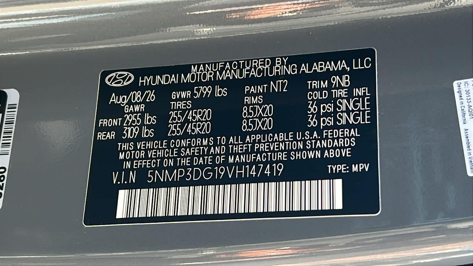 New 2027 Hampton Gray Hyundai Limited image 61