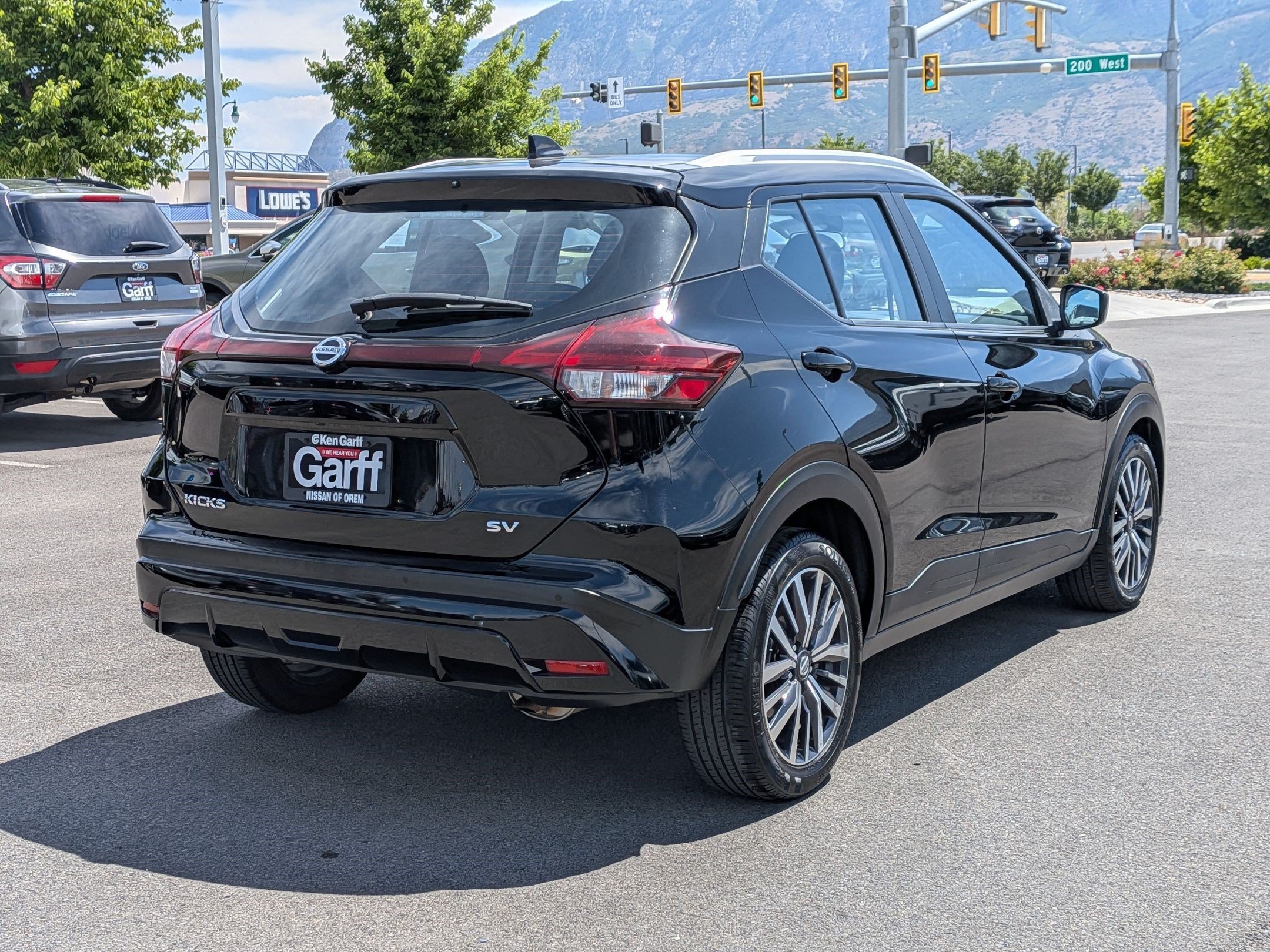 New 2021 Super Black Nissan SV image 8