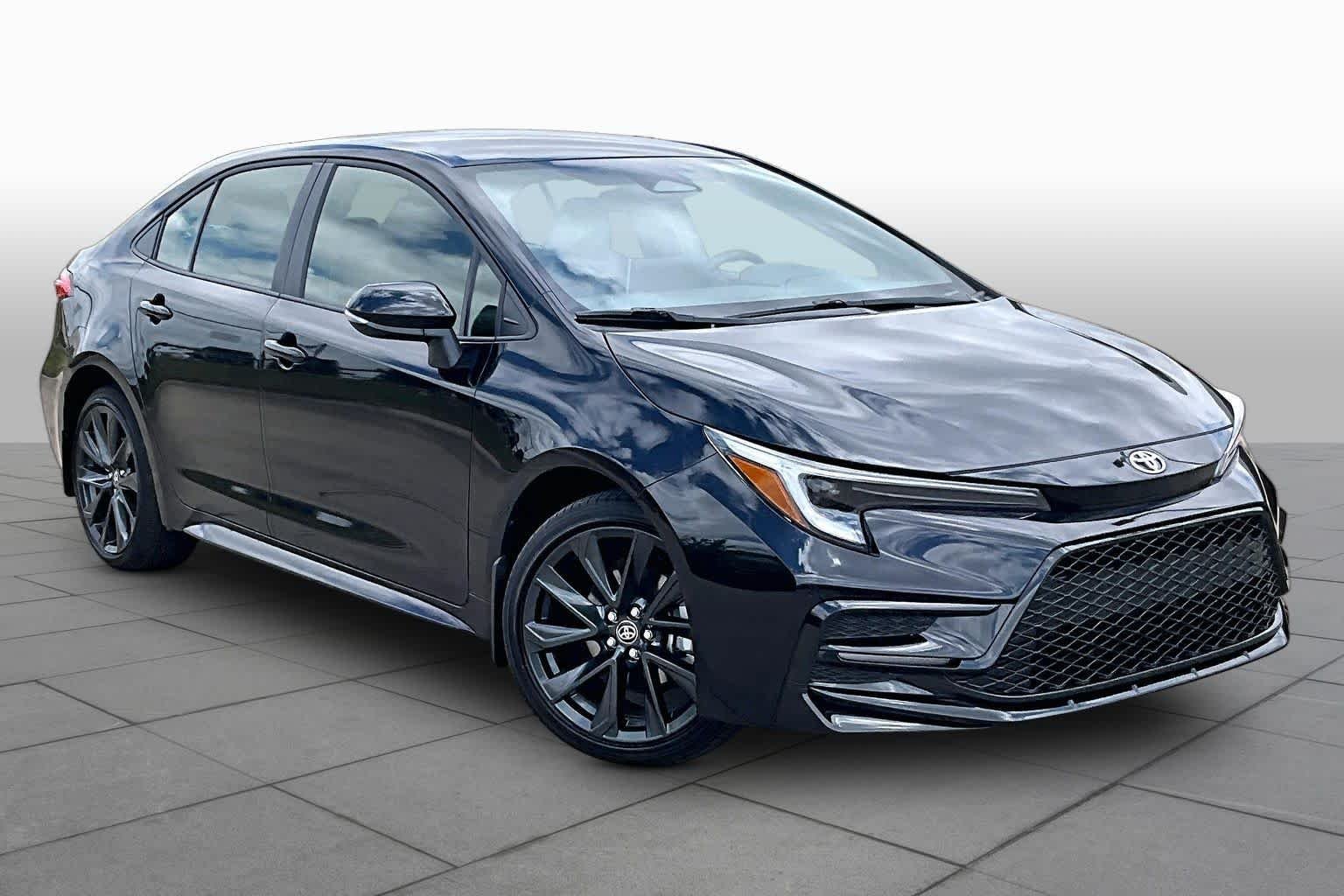 Used 2026 Midnight Black Metallic Toyota Hybrid SE image 3