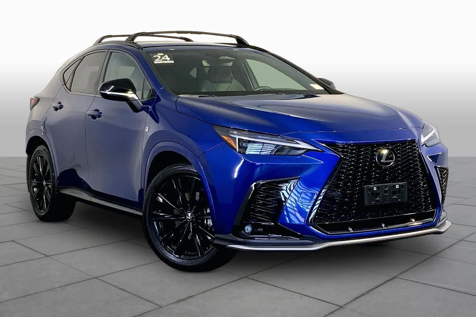 Used 2024 Ultrasonic Blue Mica 2.0 Lexus F SPORT Handling image 3
