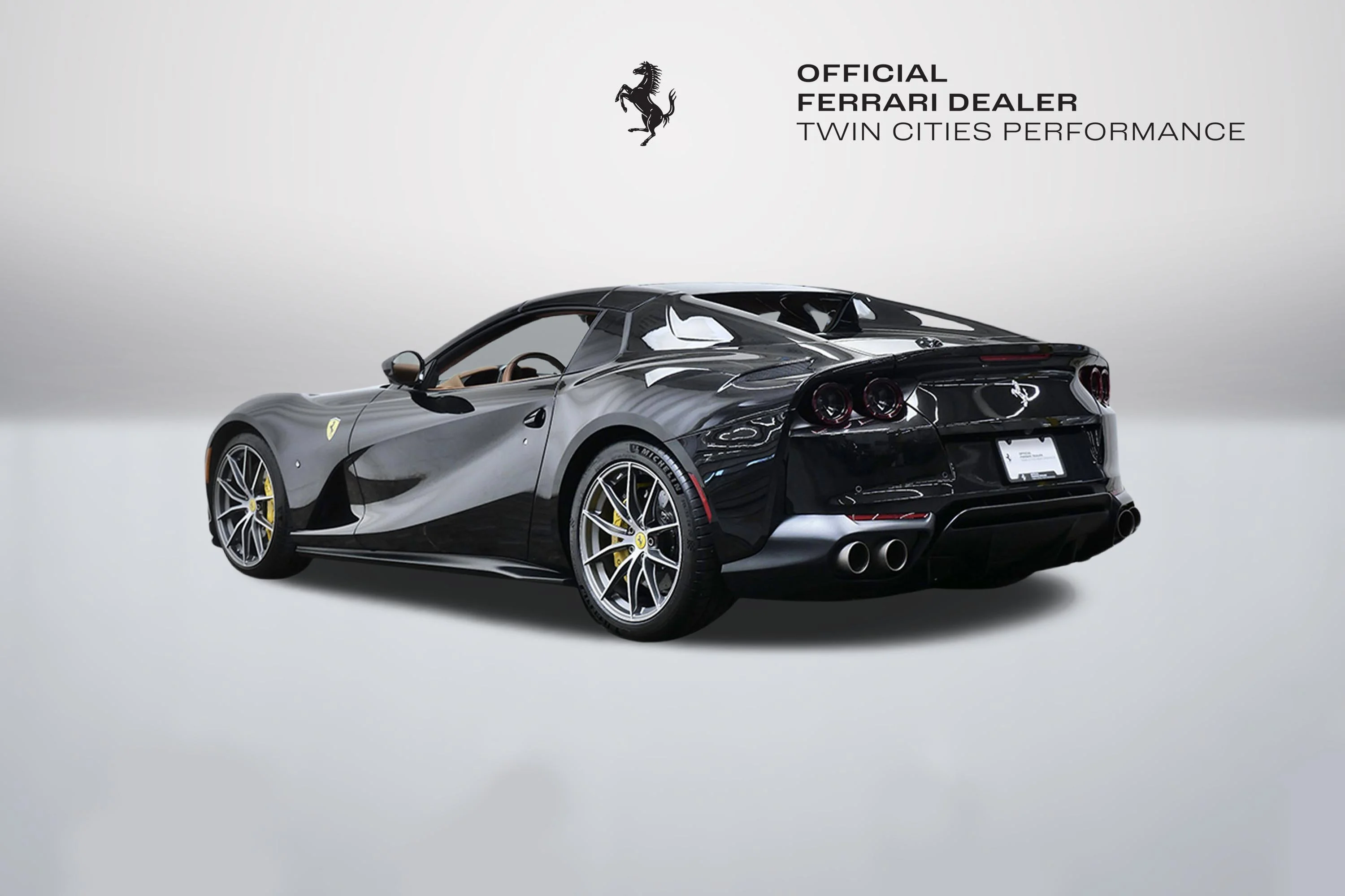Certified Used 2022 Nero Daytona Metallic Ferrari Base image 3