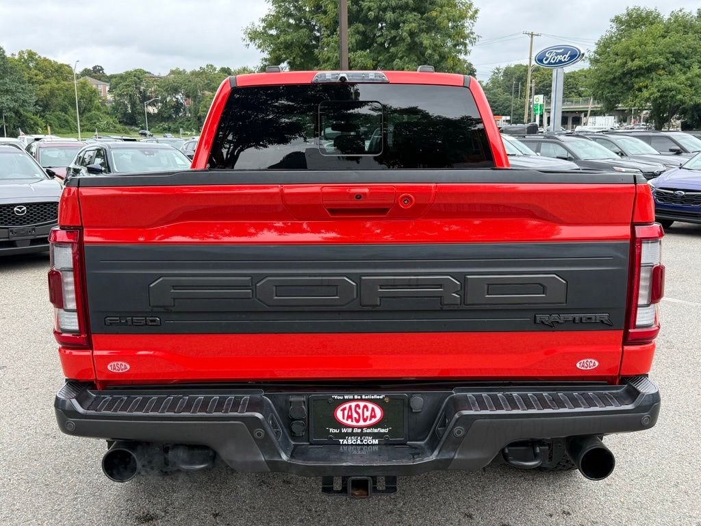 Used 2021 Orange Ford Raptor image 9
