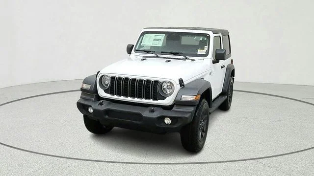 New 2026 Bright White Clear-Coat Exterior Paint Jeep Sport S image 3