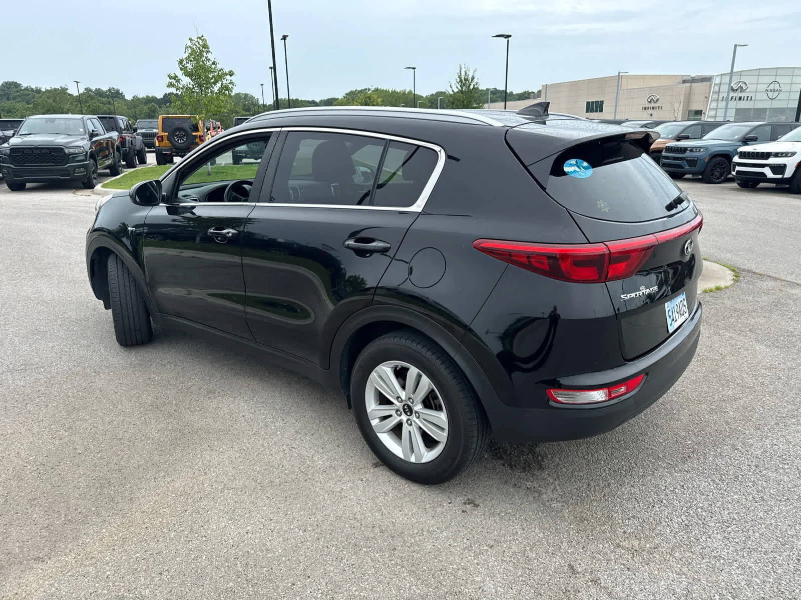 Used 2018 Black Cherry Kia LX image 7