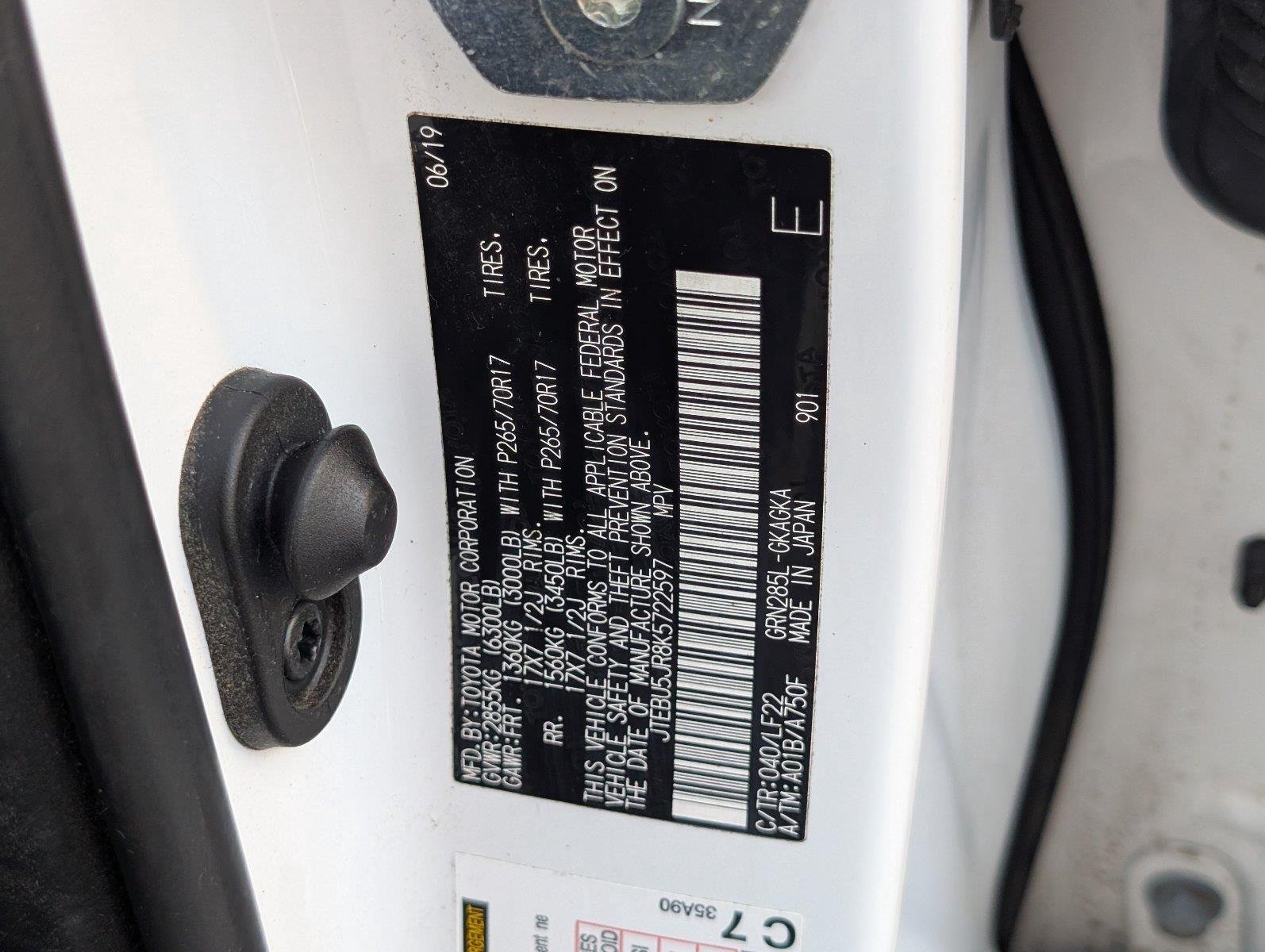 Used 2019 Super White Toyota TRD Pro image 15