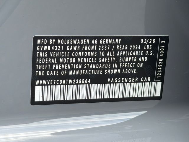 New 2026 Gray Volkswagen Autobahn image 35