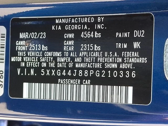 Used 2023 Blue Kia GT image 29