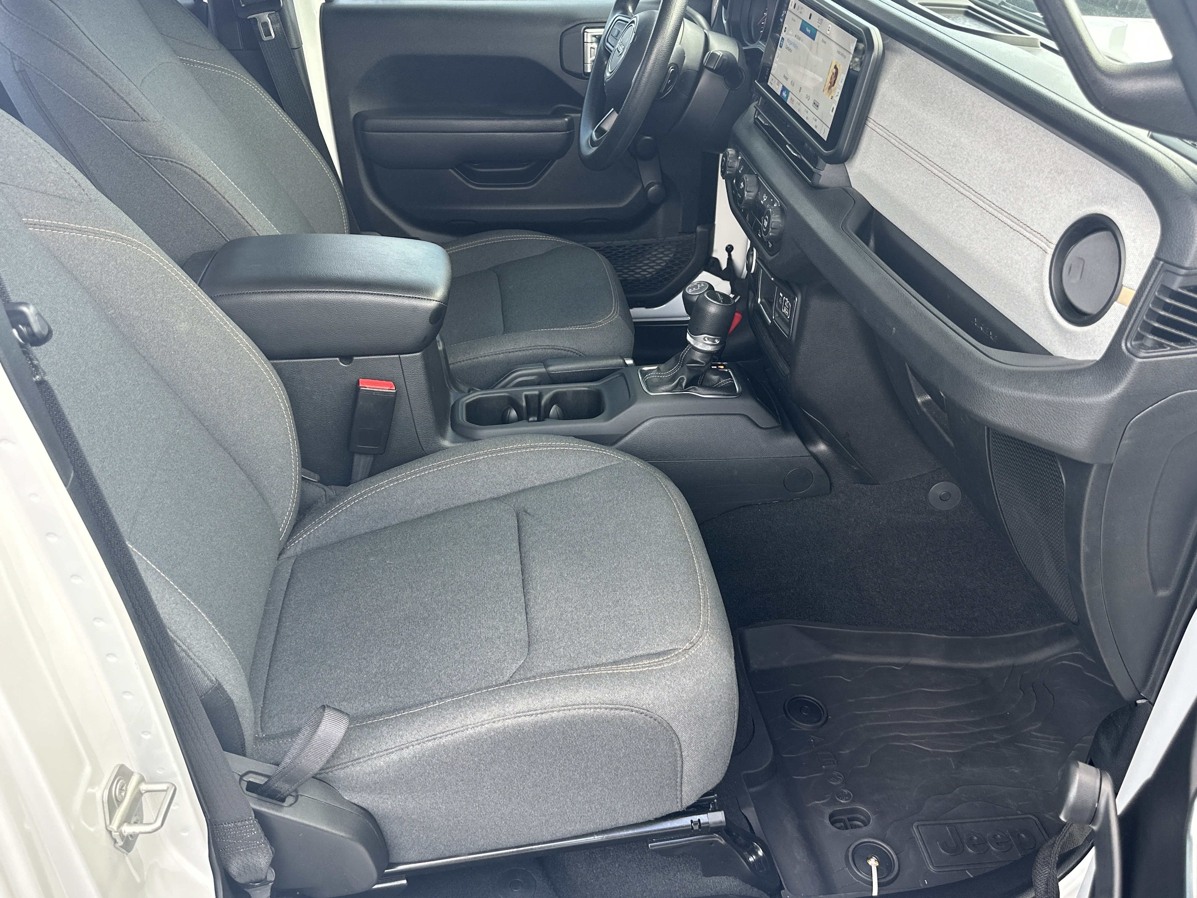 Used 2024 Bright White Clearcoat Jeep Sport image 14