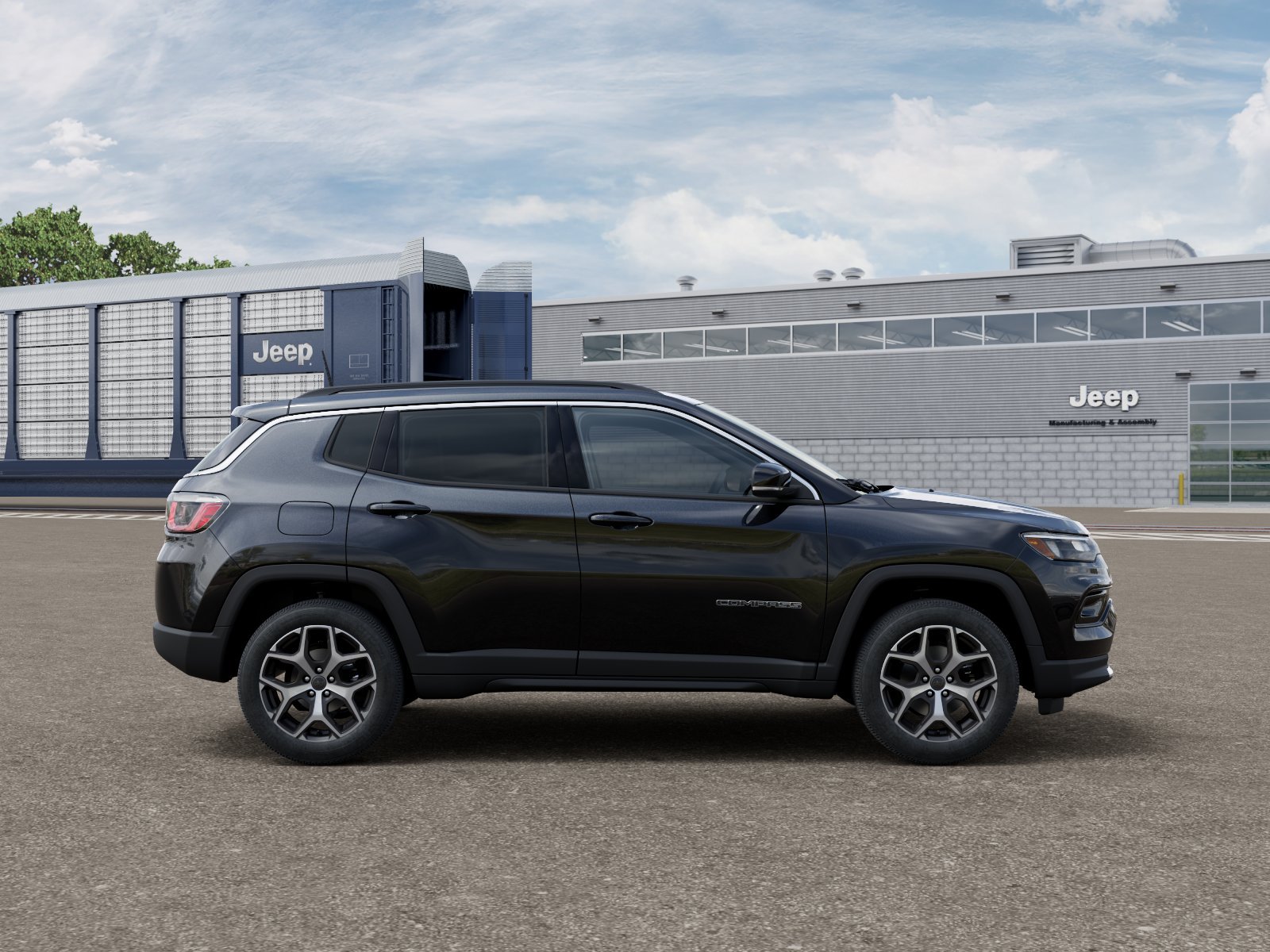 New 2026 Diamond Black Crystal Pearl-Coat Exterior Paint Jeep Limited image 47
