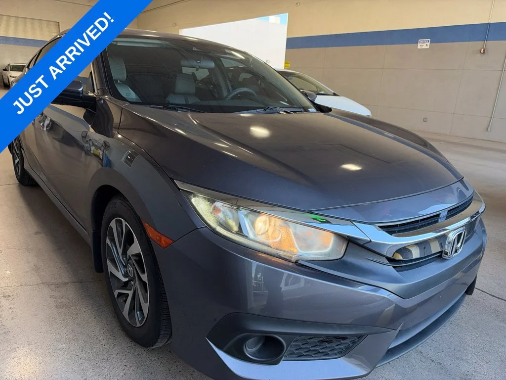 Certified Used 2017 Modern Steel Metallic Honda EX image 2