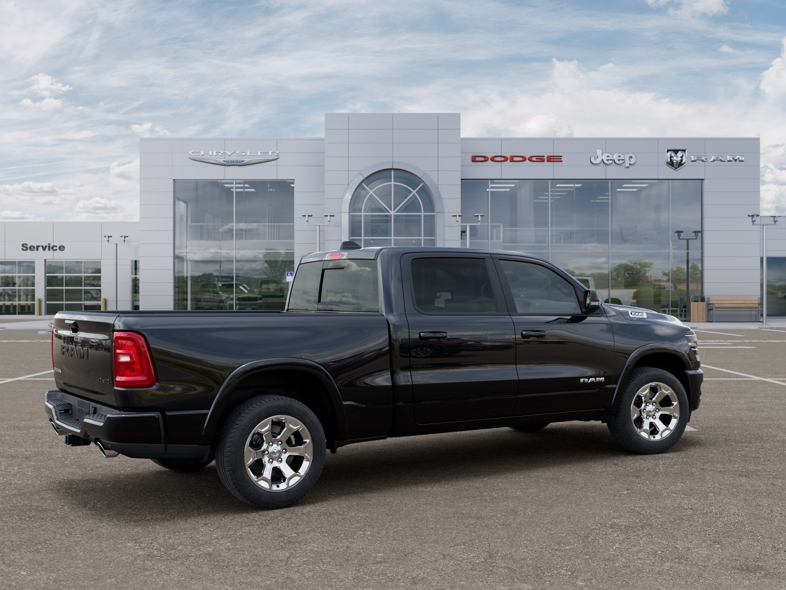 New 2026 Diamond Black Crystal Pearlcoat RAM Big Horn/Lone Star image 35