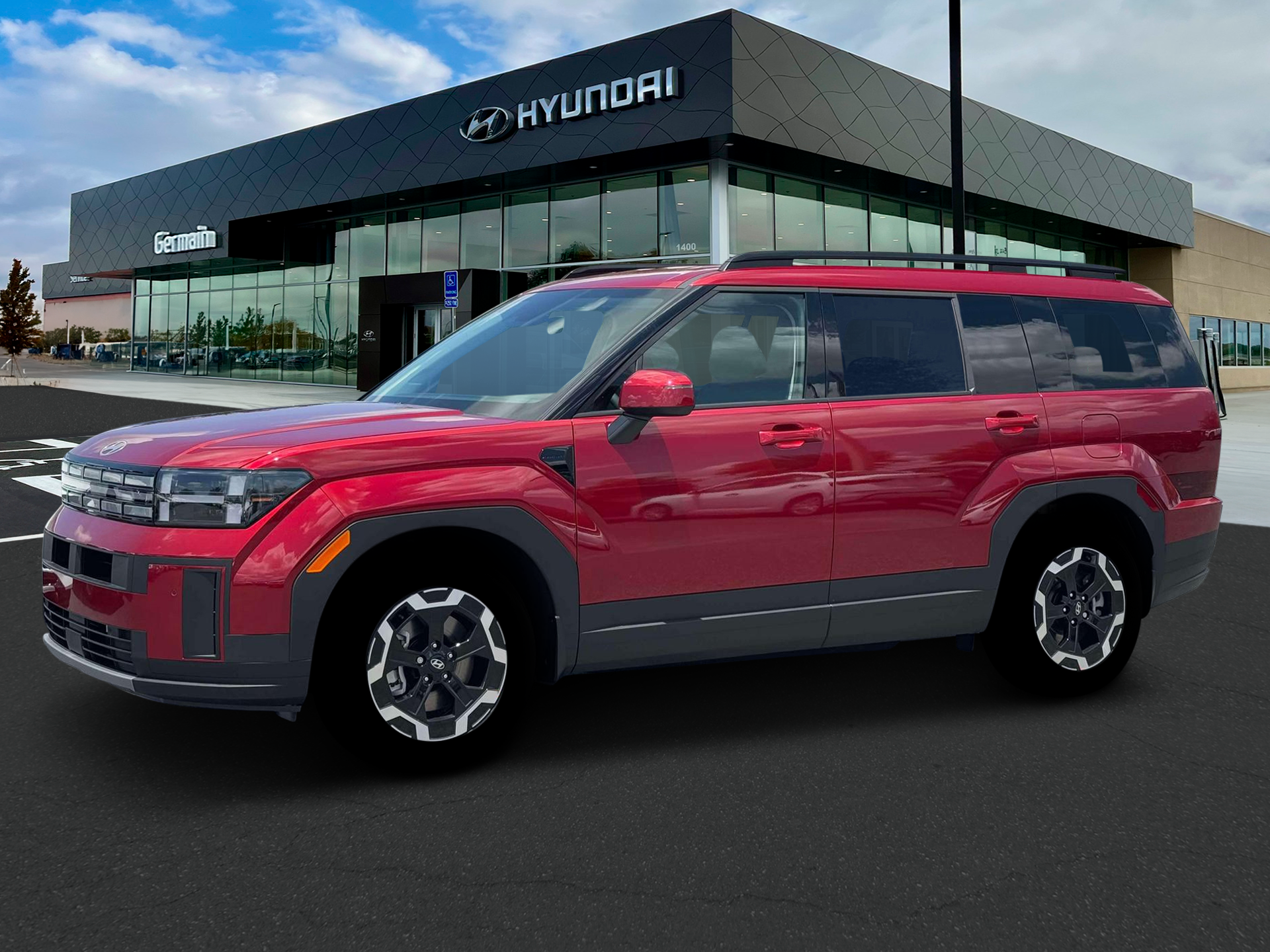New 2026 Ultimate Red Hyundai SEL AWD image 2