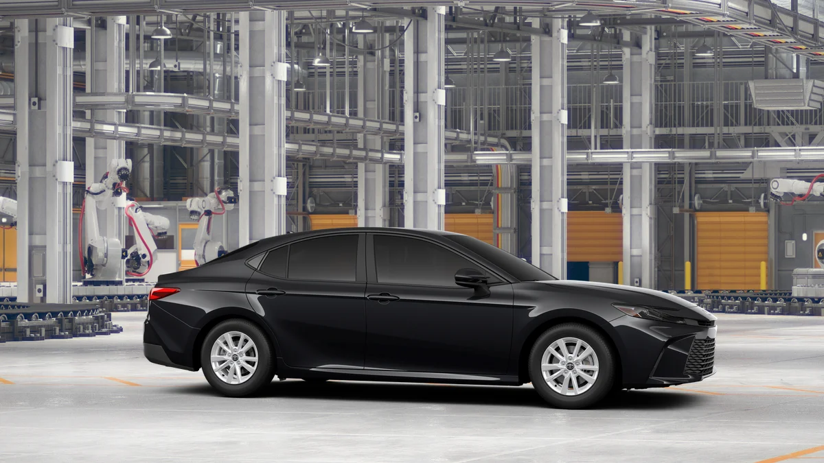 New 2026 Midnight Black Metallic Toyota LE image 13