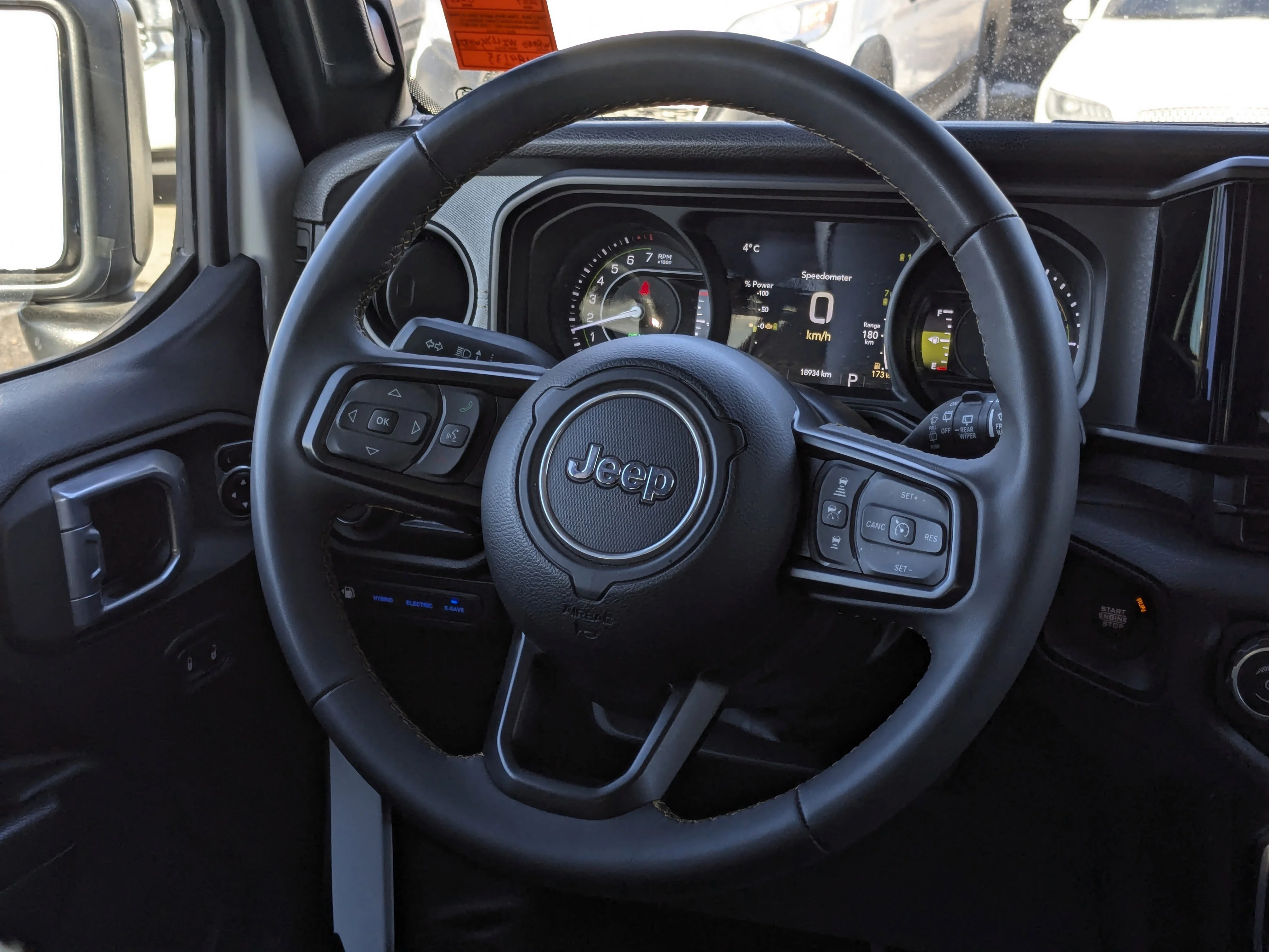 Used 2024 White Jeep Willys-LEDs-Trailer Tow-E-Locker-4XE - - Black Hardtop - 12.3 Display - Selec-Trac & Tons More! image 14