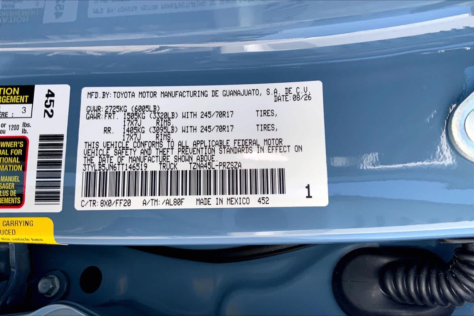 New 2026 Heritage Blue Toyota SR5 image 21