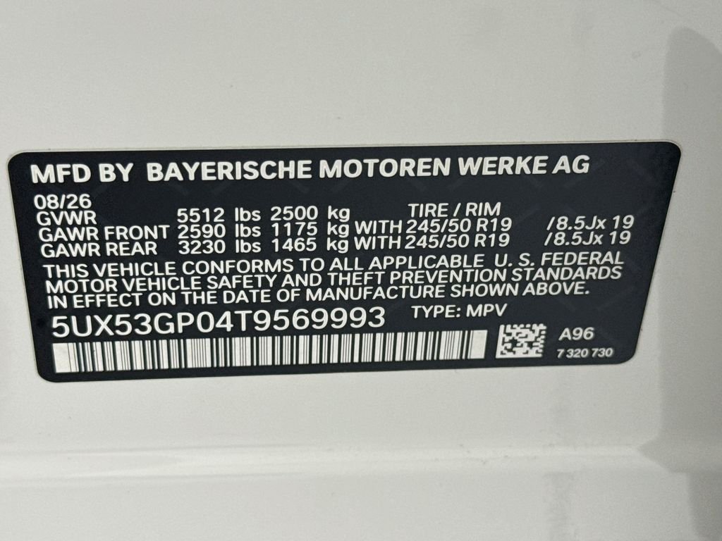 New 2026 White Metallic BMW 30 xDrive image 34