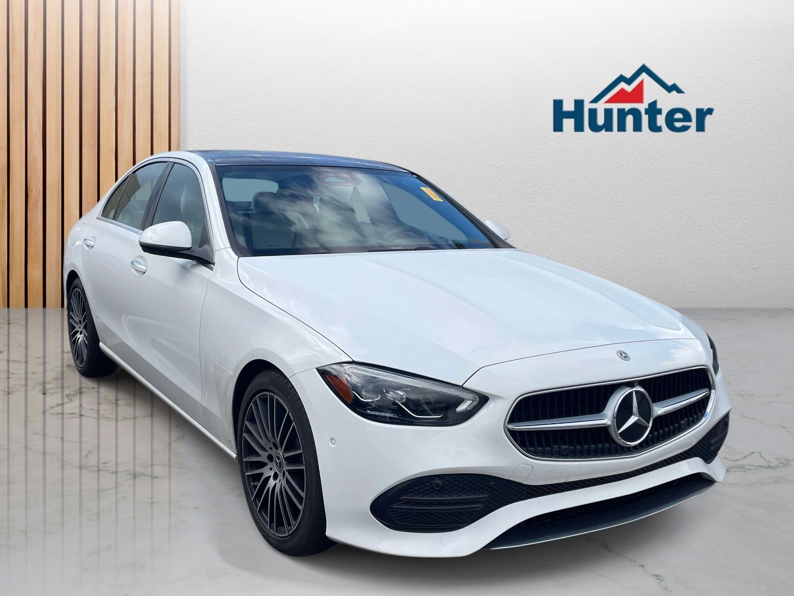 Used 2023 Polar White Mercedes-Benz C300 4MATIC® image 1