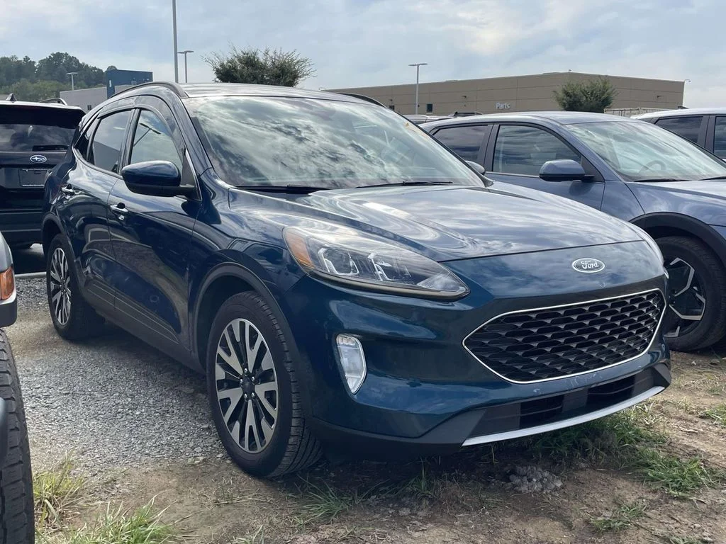 Used 2020 Dark Persian Green Metallic Ford SEL image 1