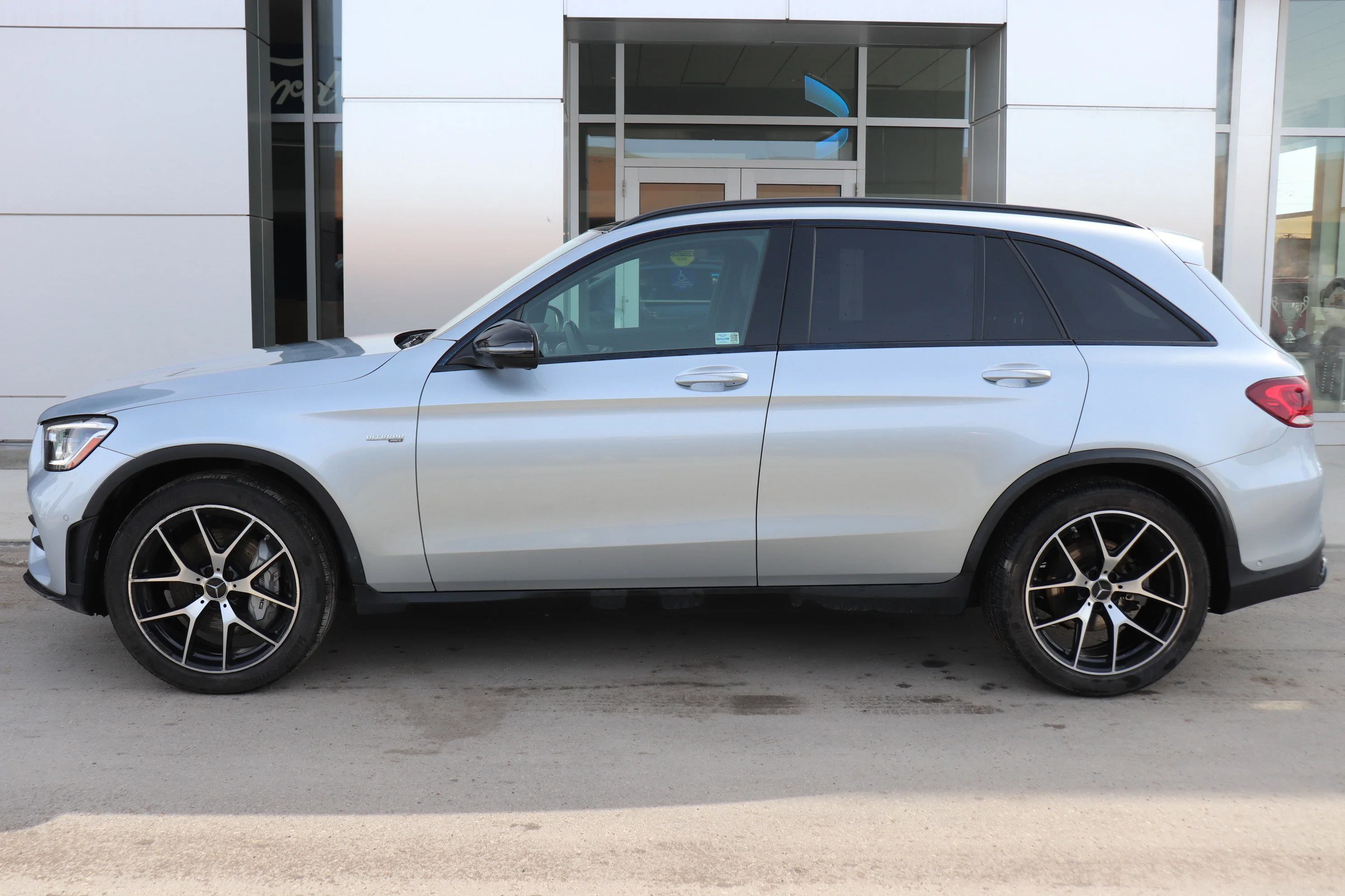 Used 2021 Silver Mercedes-Benz AMG GLC 43 4MATIC SUV image 3