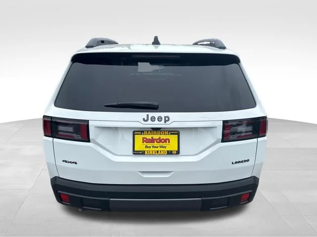 New 2026 Bright White Clear-Coat Exterior Paint Jeep Laredo image 6