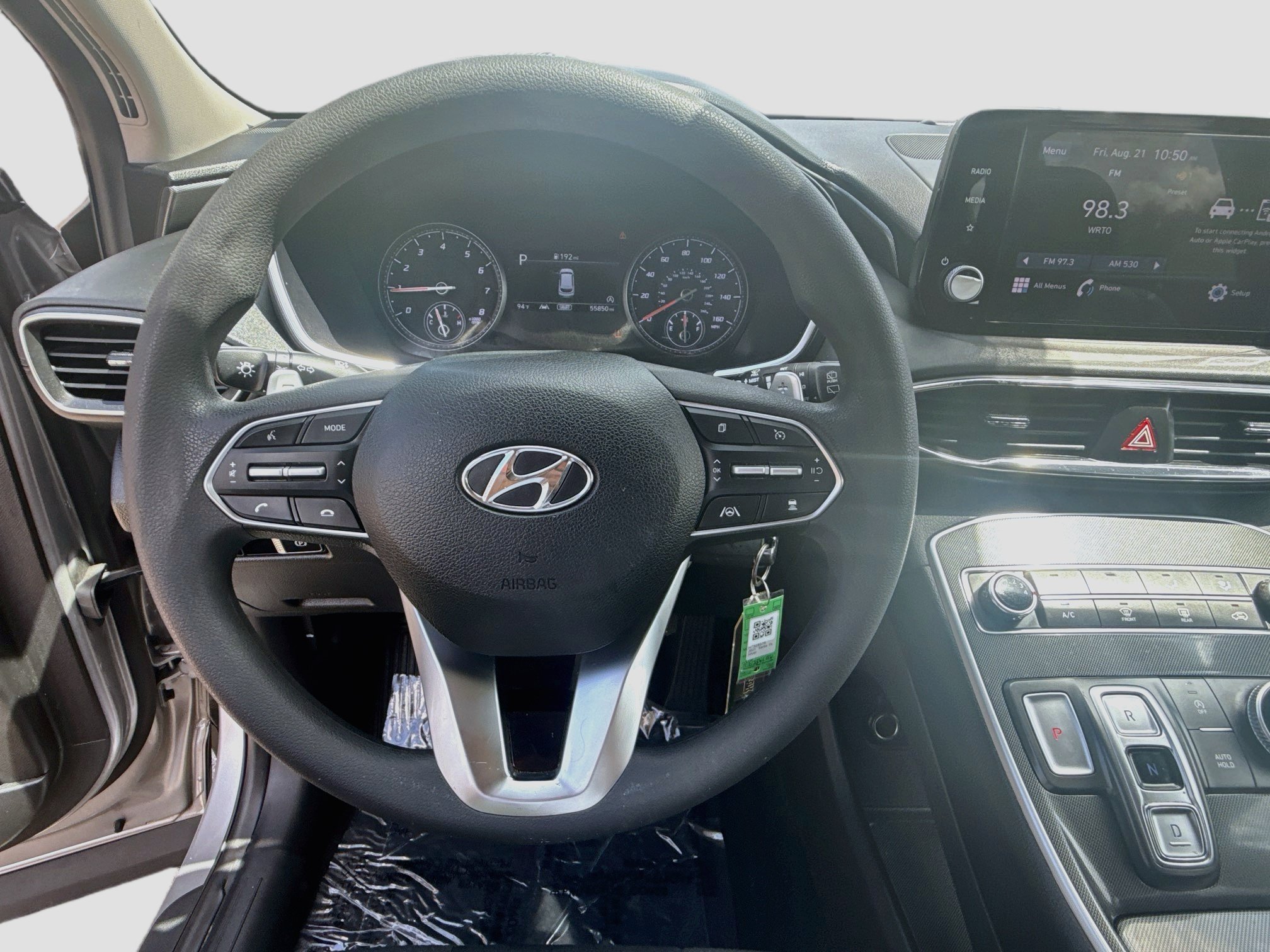 Used 2021 Shimmering Silver Hyundai SE image 8