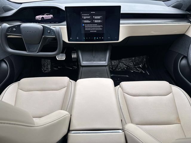 Used 2021 White Tesla Plaid image 18