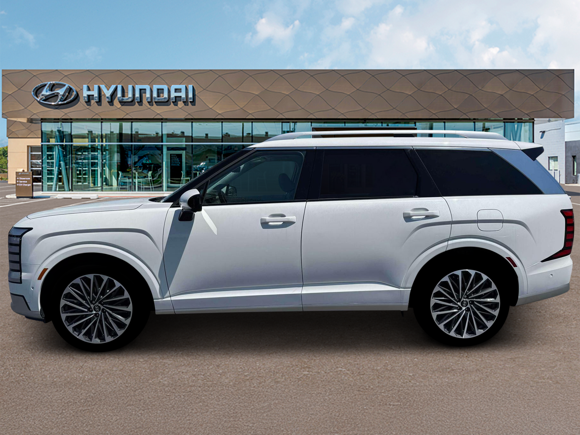 New 2026 Creamy White Pearl Hyundai Calligraphy FWD image 3