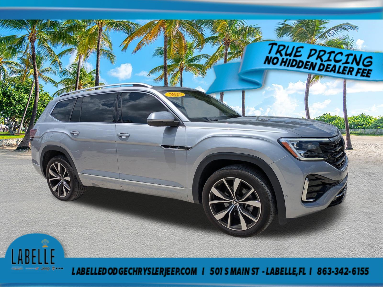 Used 2025 Silver Volkswagen 2.0T SEL Premium R-Line image 1