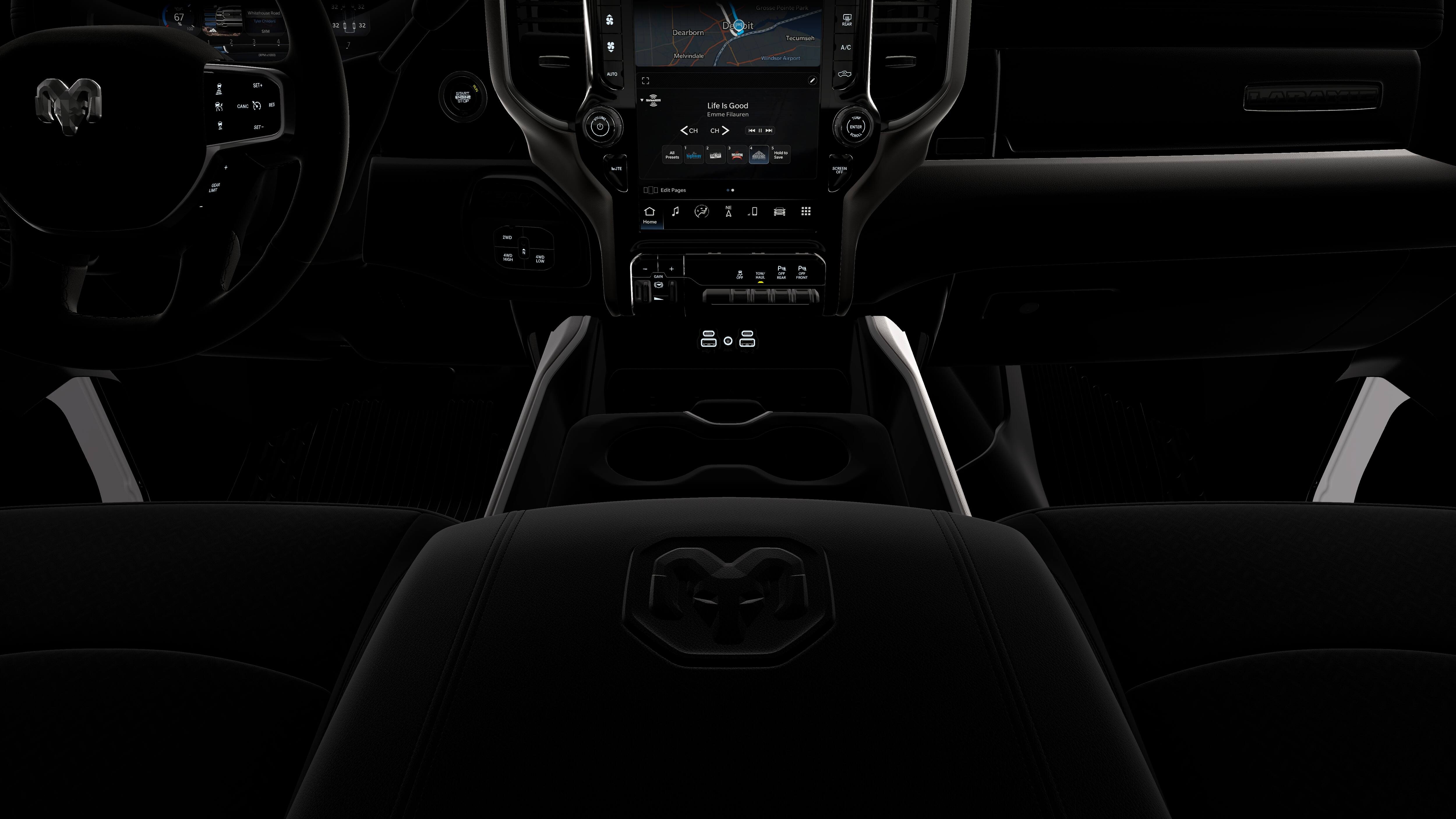 New 2026 Bright White Clear-Coat Exterior Paint RAM LARAMIE image 17