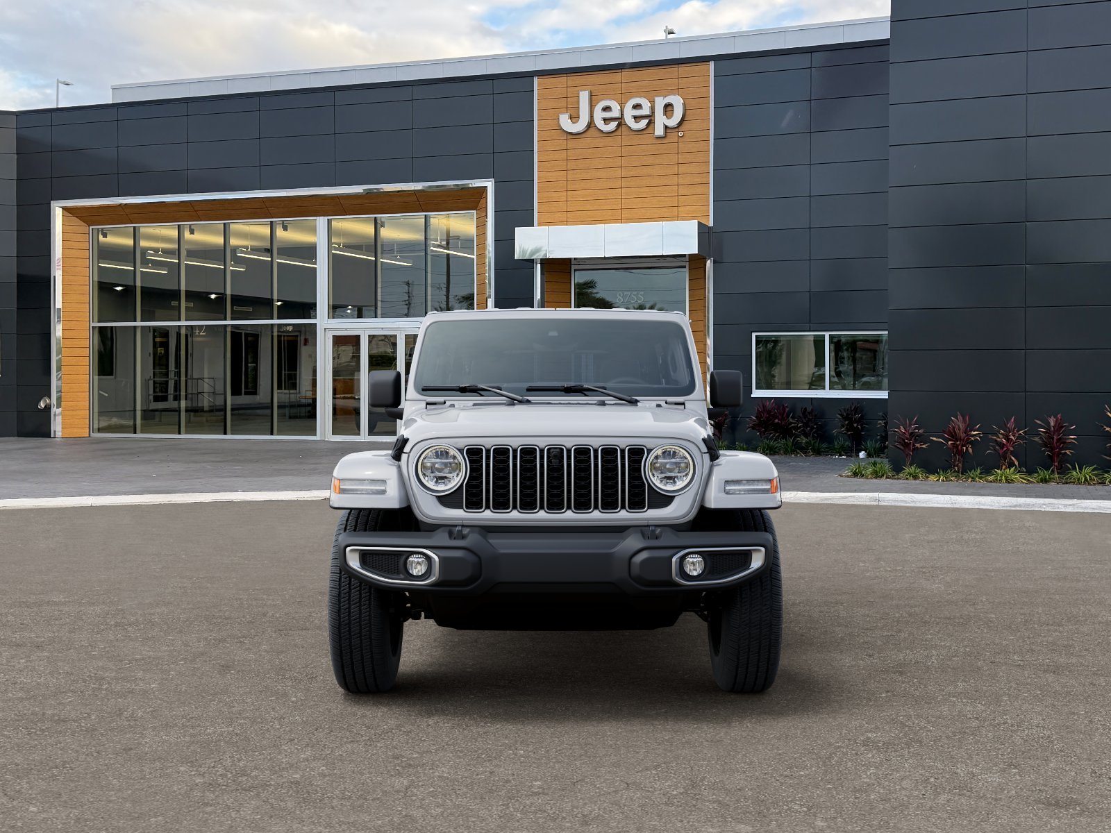 New 2026 Bright White Clear-Coat Exterior Paint Jeep Sahara image 38