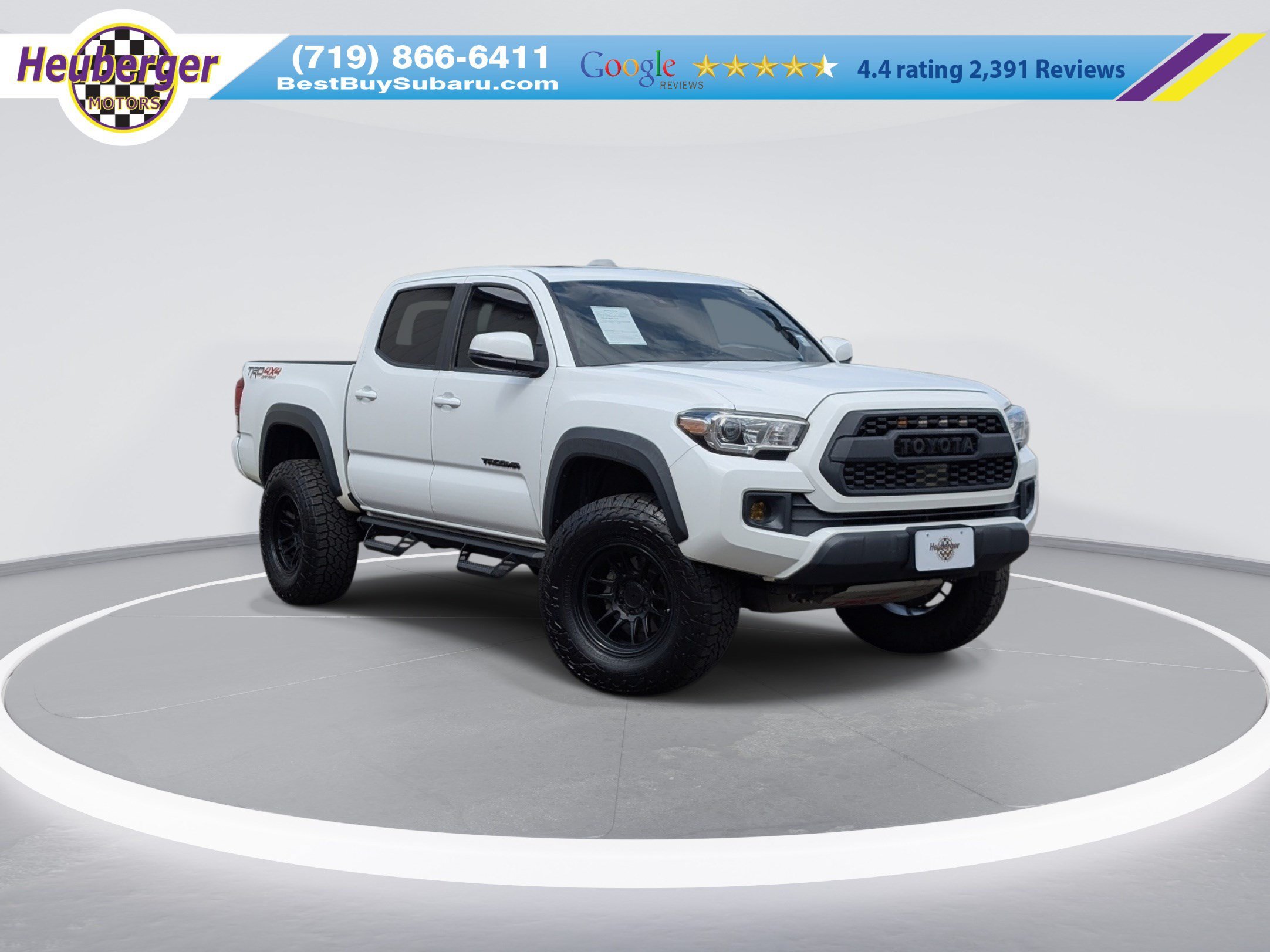 Used 2019 Super White Toyota TRD Off Road image 1