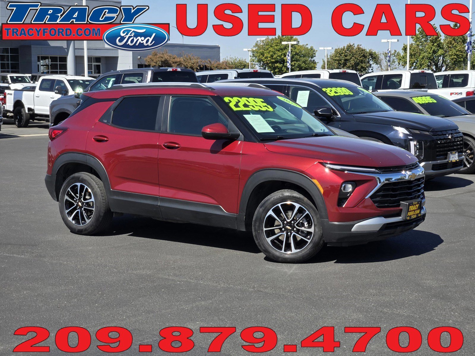 Used 2025 Crimson Metallic Chevrolet LT image 1
