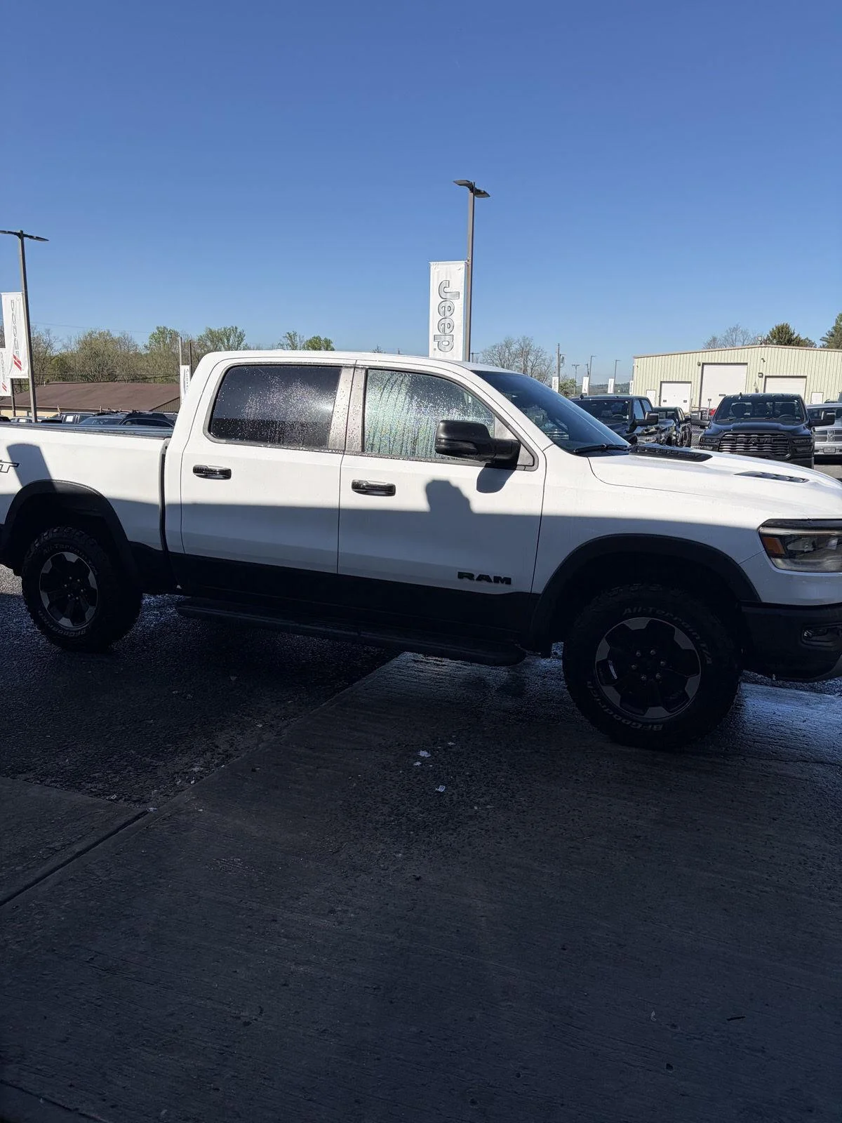 Used 2024 Bright White Clearcoat Ram Rebel image 2