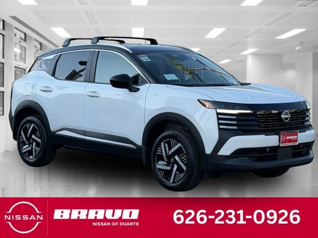New 2026 Aspen White TriCoat / Super Black Two-tone Nissan SV image 1