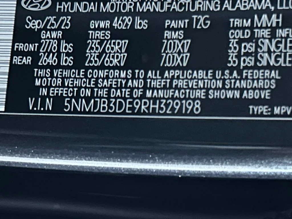Used 2024 Dark Gray Metallic Hyundai SEL image 49