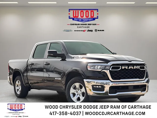 Used 2025 Diamond Black Crystal Pearlcoat Ram Big Horn/Lone Star image 1