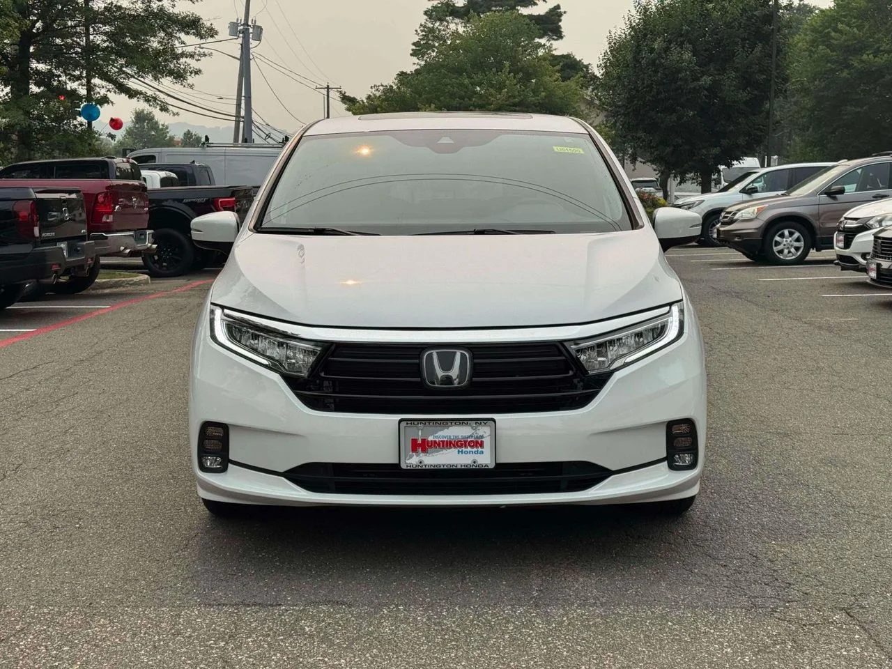 Used 2023 Platinum White Pearl Honda EX-L image 2