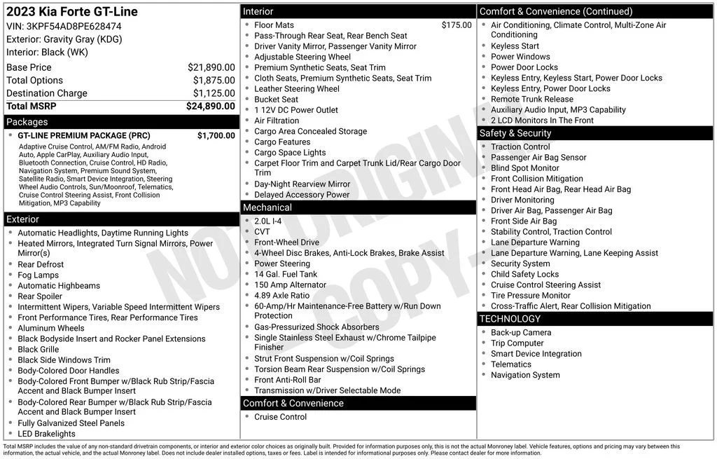 Used 2023 Gray Kia GT-Line image 6
