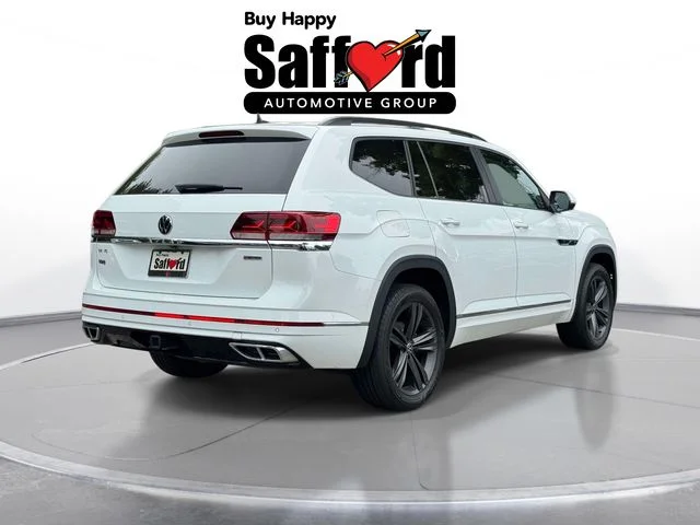 Used 2021 White Volkswagen 3.6L V6 SE w/Technology R-Line image 9