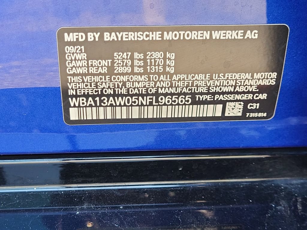 Used 2022 Blue BMW M440i xDrive image 38